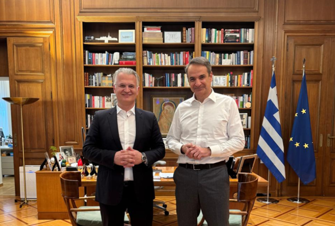 Αναπτυξιακές προτεραιότητες για την Πελοπόννησο στη συνάντηση του Περιφερειάρχη Δημήτρη Πτωχού με τον Πρωθυπουργό Κυριάκο Μητσοτάκη