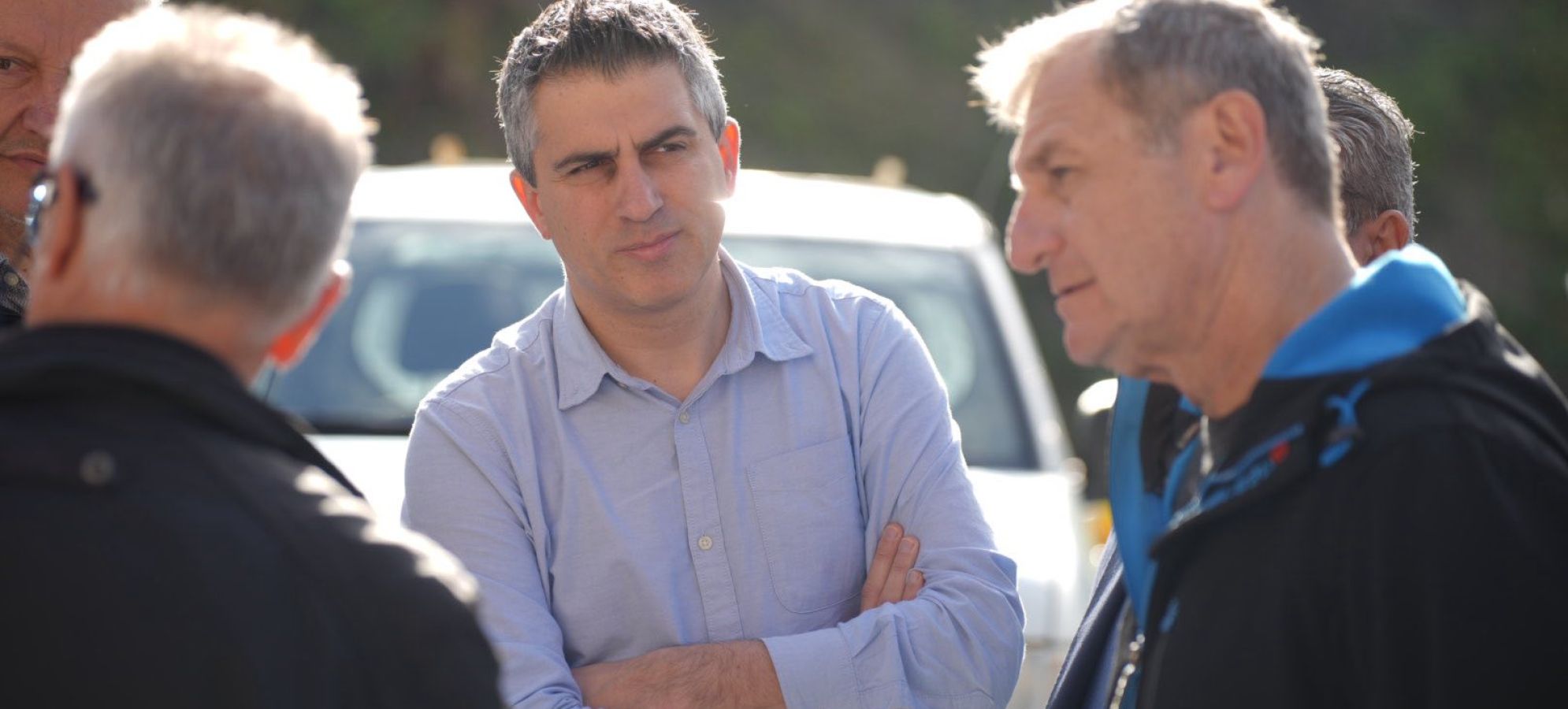 Αυτοψία του Υπουργού Υποδομών και Μεταφορών Χρίστου Δήμα στα αντιπλημμυρικά έργα της Ολυμπία Οδός