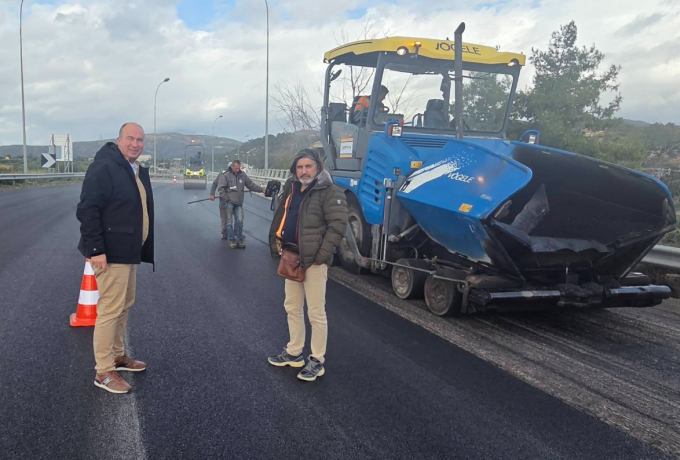 Αναστάσιος Γκιολής : Ασφαλτόστρωση στους Αγίους Θεοδώρους στο πλαίσιο του μεγαλύτερου έργου Οδικής Ασφάλειας στην Πελοπόννησο