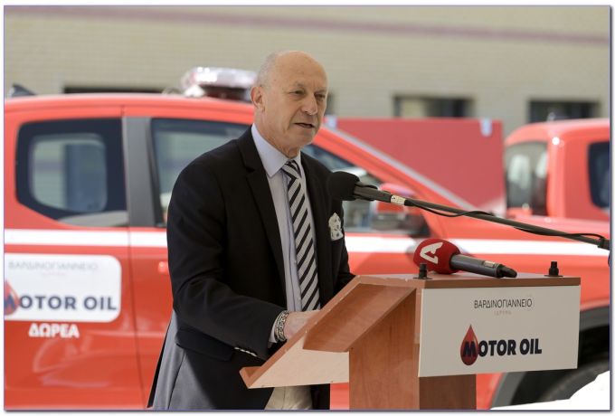 Δωρεά 7 πυροσβεστικών οχημάτων σε Δήμο Λουτρακίου – Περαχώρας – Αγίων Θεοδώρων και Δήμο Κορινθίων από το Βαρδινογιάννειο Ίδρυμα και τη Motor Oil