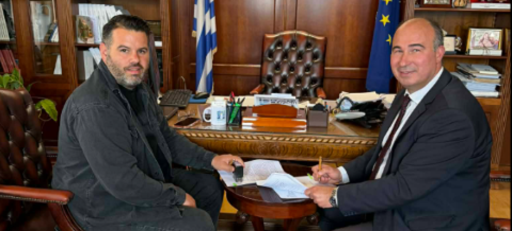 Αναστάσιος Γκιολής : Υπογραφή σύμβασης για έργα αντιπλημμυρικής προστασίας της Π.Ε. Κορινθίας