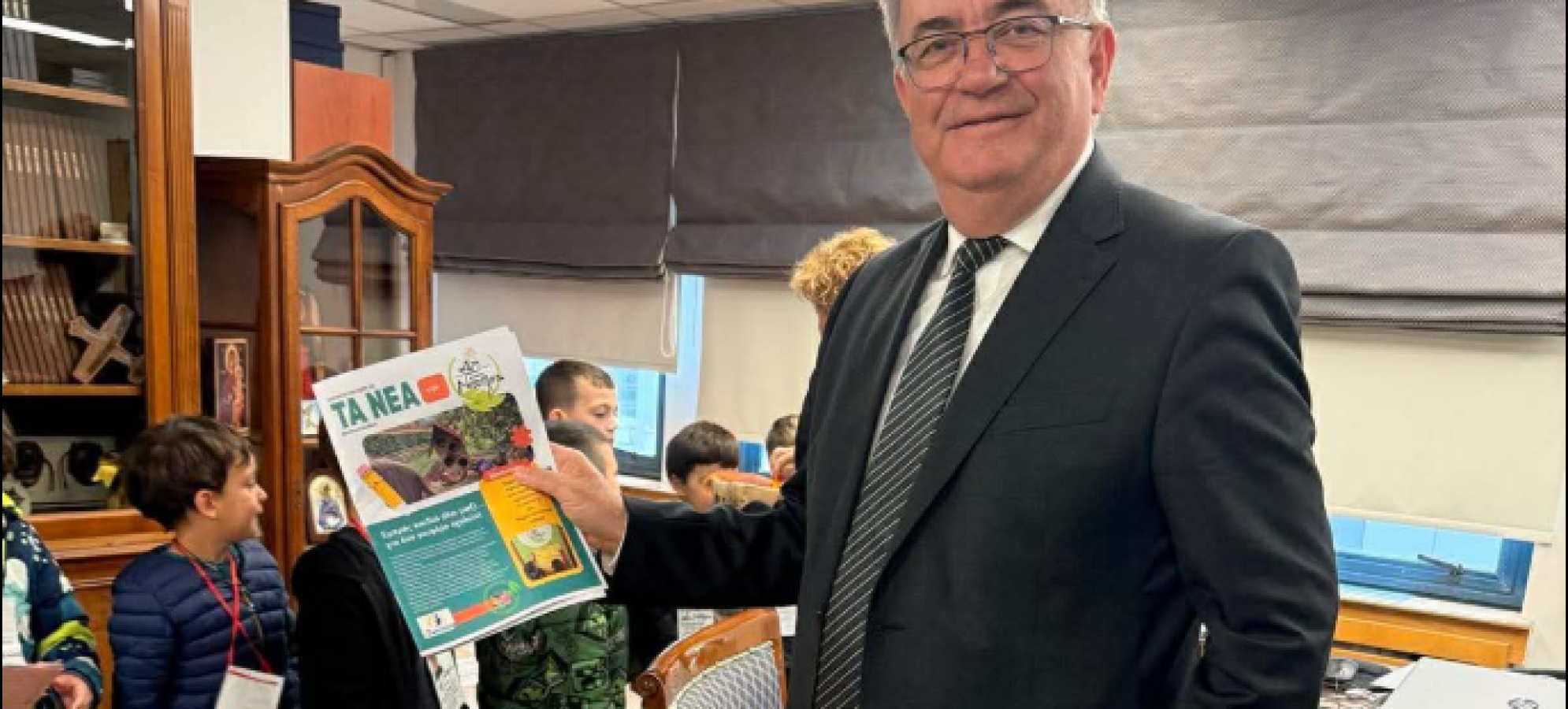 Νίκος Σταυρέλης: Δημιουργικές προτάσεις μαθητών στο Δημαρχείο Κορινθίων – Στο επίκεντρο πράσινο και Κυκλοφοριακό Πάρκο