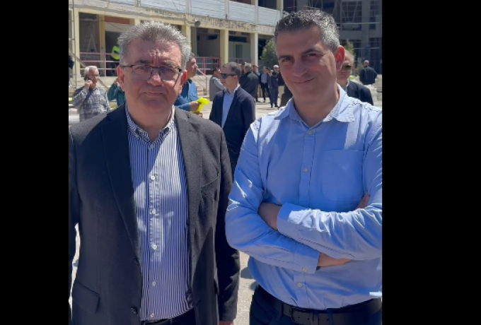 Δήμας και Σταυρέλης -  Αυτοψία στο 3ο Δημοτικό Σχολείο – Σε εξέλιξη εργασίες ανακαίνισης με στόχο να μετατραπεί σε “στολίδι”