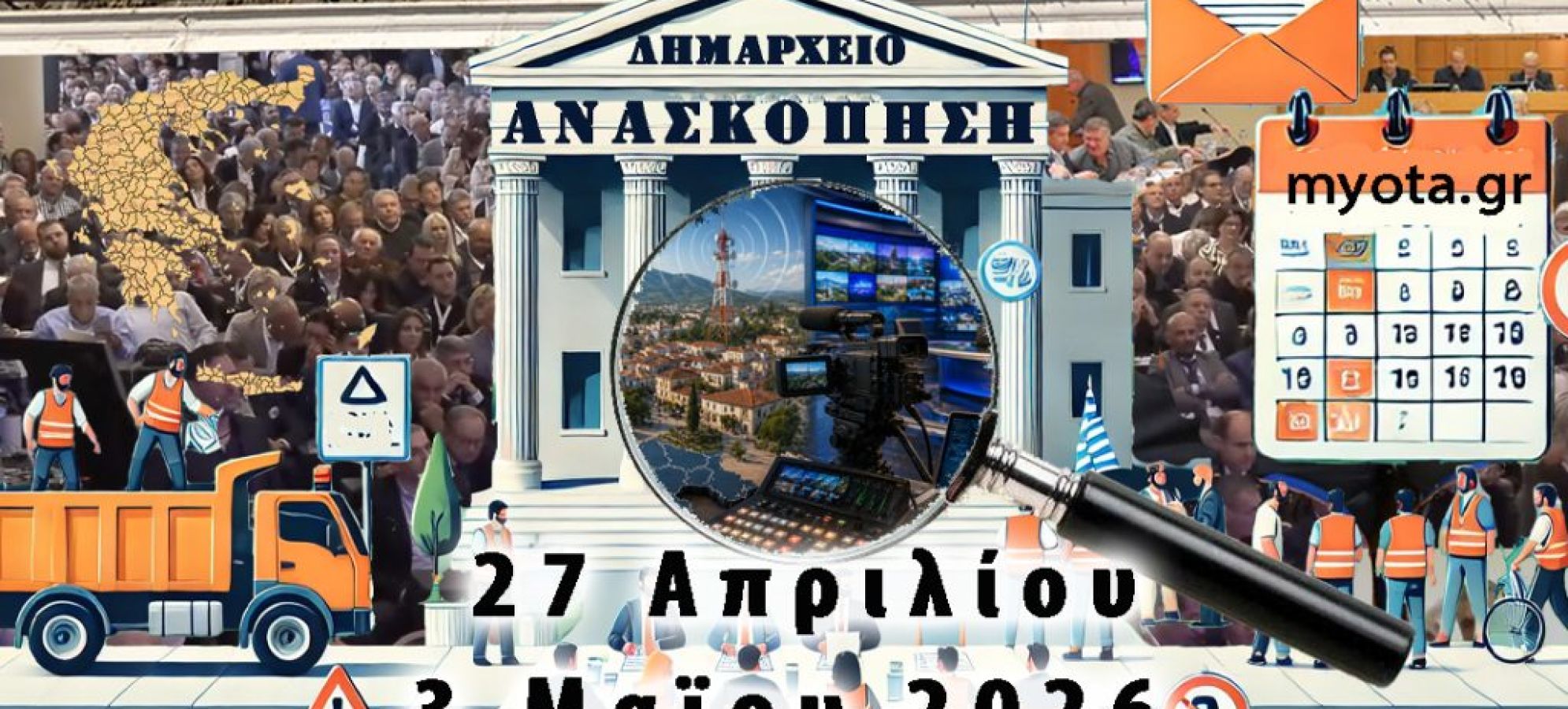 Οι 12 σημαντικότερες ειδήσεις για την αυτοδιοικητική εβδομάδα 27 Απριλίου - 3 Μαΐου 2026