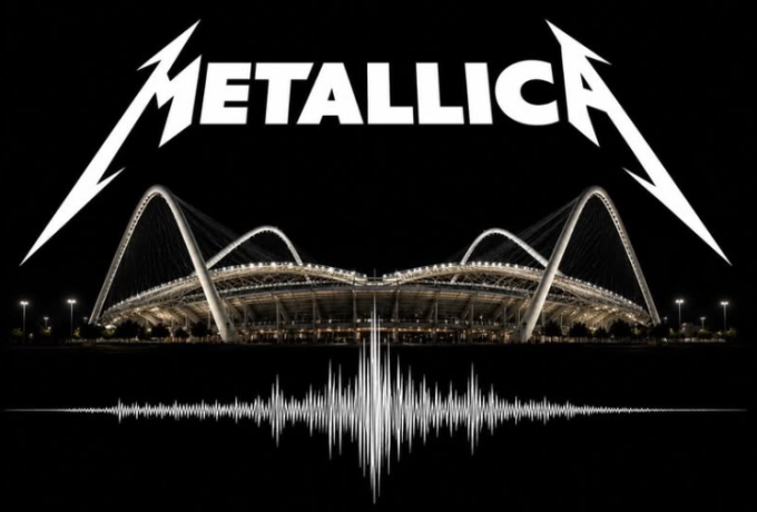 Εθνικόν Αστεροσκοπείον Αθηνών -  Metallica στο ΟΑΚΑ: Όταν το heavy metal «ταρακουνά» την Αθήνα και οι σεισμογράφοι γράφουν ιστορία