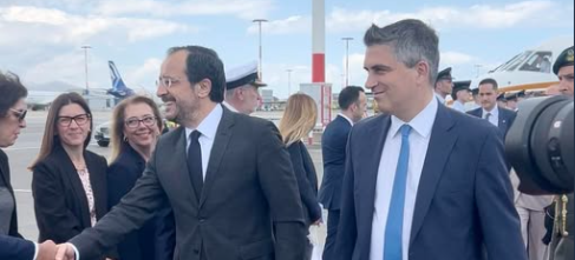 Ο Χρίστος Δήμας υποδέχθηκε στην Αθήνα τον Πρόεδρο της Κυπριακής Δημοκρατίας Νίκο Χριστοδουλίδη