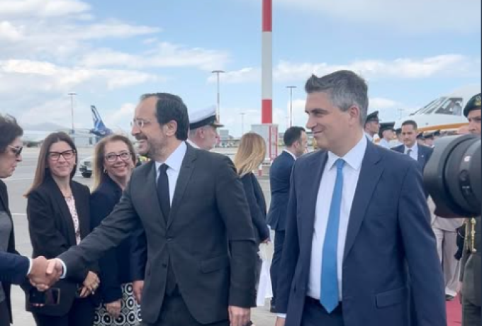 Ο Χρίστος Δήμας υποδέχθηκε στην Αθήνα τον Πρόεδρο της Κυπριακής Δημοκρατίας Νίκο Χριστοδουλίδη