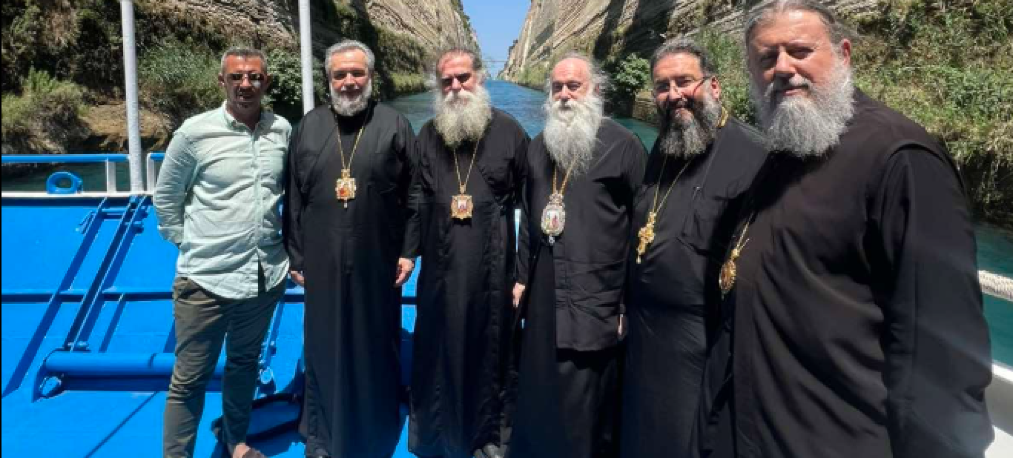 Παύλεια 2026: Διάπλους της Διώρυγας Κορίνθου από τον Μητροπολίτη Κορίνθου και τους Ιεράρχες