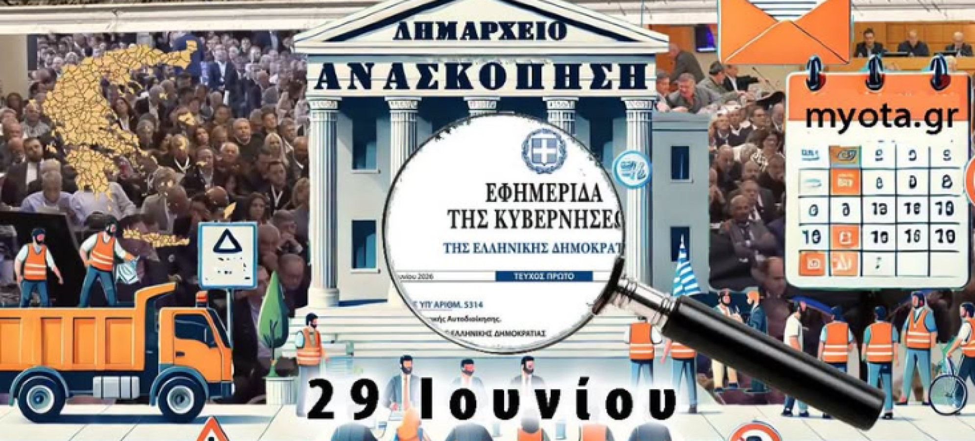 Οι 12 σημαντικότερες ειδήσεις για την αυτοδιοικητική εβδομάδα 29 Ιουνίου - 5 Ιουλίου 2026