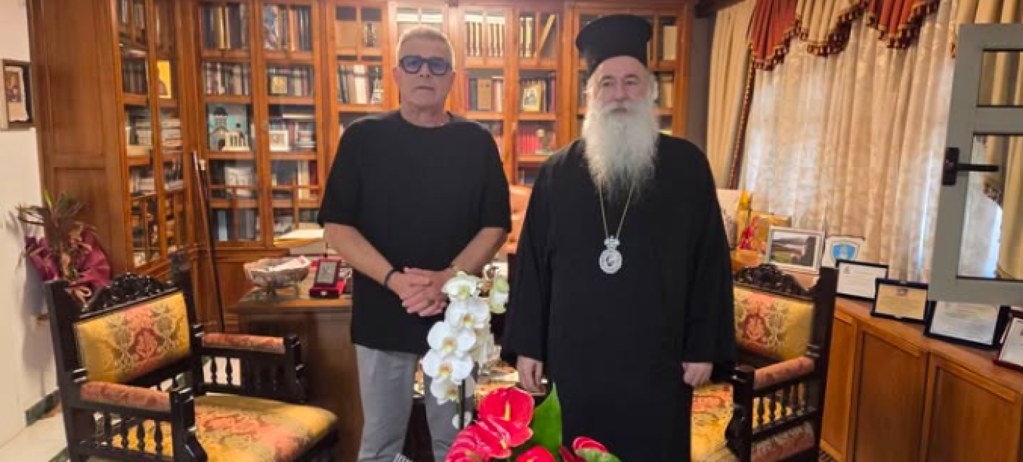 Εθιμοτυπική επίσκεψη του Αντιπεριφερειάρχη Κορινθίας Σωτήρη Μουρίκη στον Μητροπολίτη Κορίνθου κ. Παύλο