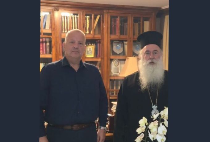 Βαγγέλης Παπαιωάννου: Επίσκεψη στον Μητροπολίτη Κορίνθου κ. Παύλο – Μήνυμα συνεργασίας