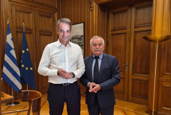 Κώστας Κόλλιας: Συνάντηση με τον Κυριάκο Μητσοτάκη για τα έργα στην Κορινθία και τον ελαιοκομικό τομέα