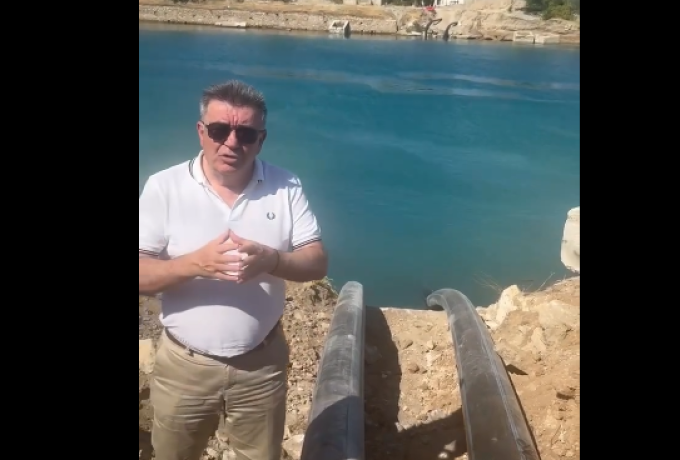 Νίκος Σταυρέλης - Σημαντική πρόοδος στο έργο αποχέτευσης Σαρωνικού: Ολοκληρώθηκε η διέλευση του αγωγού κάτω από τη Διώρυγα Κορίνθου