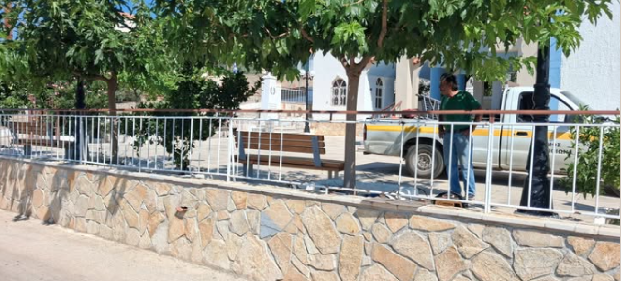 Κόρφος: Άμεση αποκατάσταση σε παιδική χαρά, πλατεία και εκκλησία