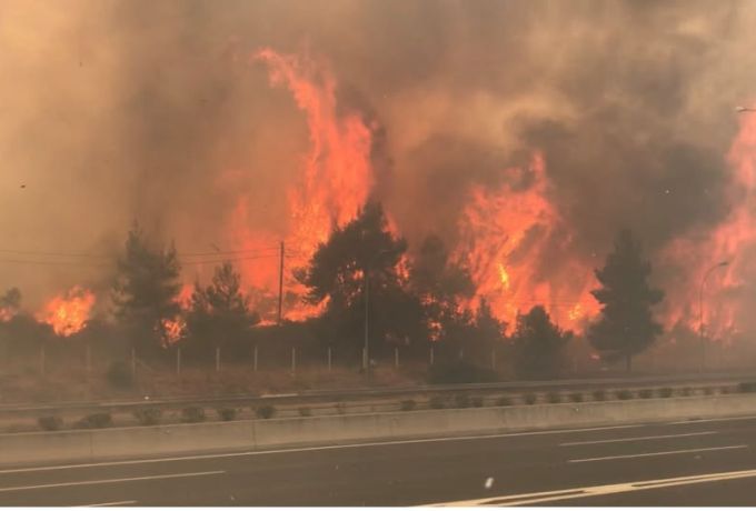 Πολύ υψηλός κίνδυνος πυρκαγιάς (κατηγορία κινδύνου 4) για αύριο Τετάρτη 12 Αυγούστου 2026