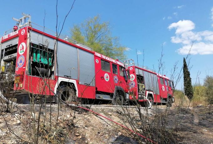 Διπλή επιχείρηση πυρόσβεσης σε Σολομό και Βοχαϊκό από τον ΣΔΑΚ «Ο ΔΙΓΕΝΗΣ»