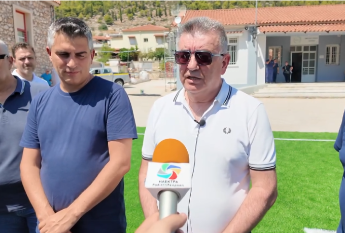Σχολεία Δήμου Κορινθίων: Δήμας και Σταυρέλης στο Σοφικό για τις ανακαινίσεις