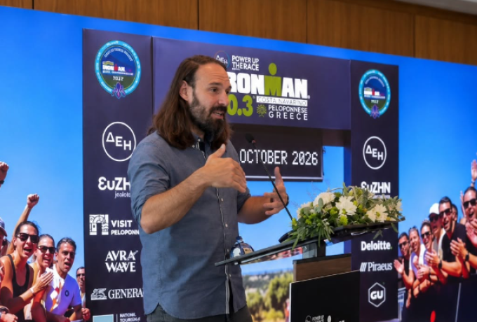 Θάνος Μιχελόγγονας : IRONMAN 70.3 Greece 2026 -  1.700 αθλητές από 82 χώρες στην Costa Navarino