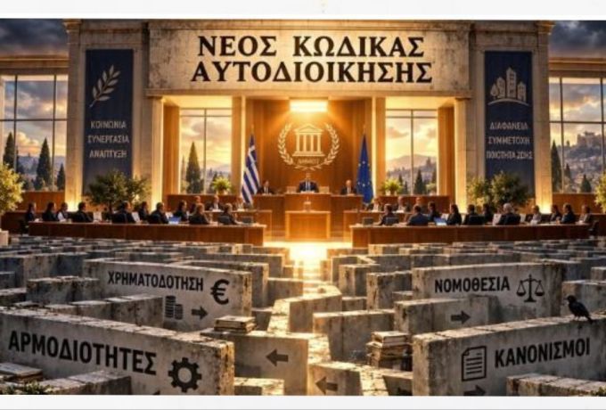 Ο Ντίνος Παπαντωνίου αναλύει τον νέο Κώδικα Αυτοδιοίκησης - Ο λαβύρινθος, η λογοδοσία και τα 2,44 δισ. € 