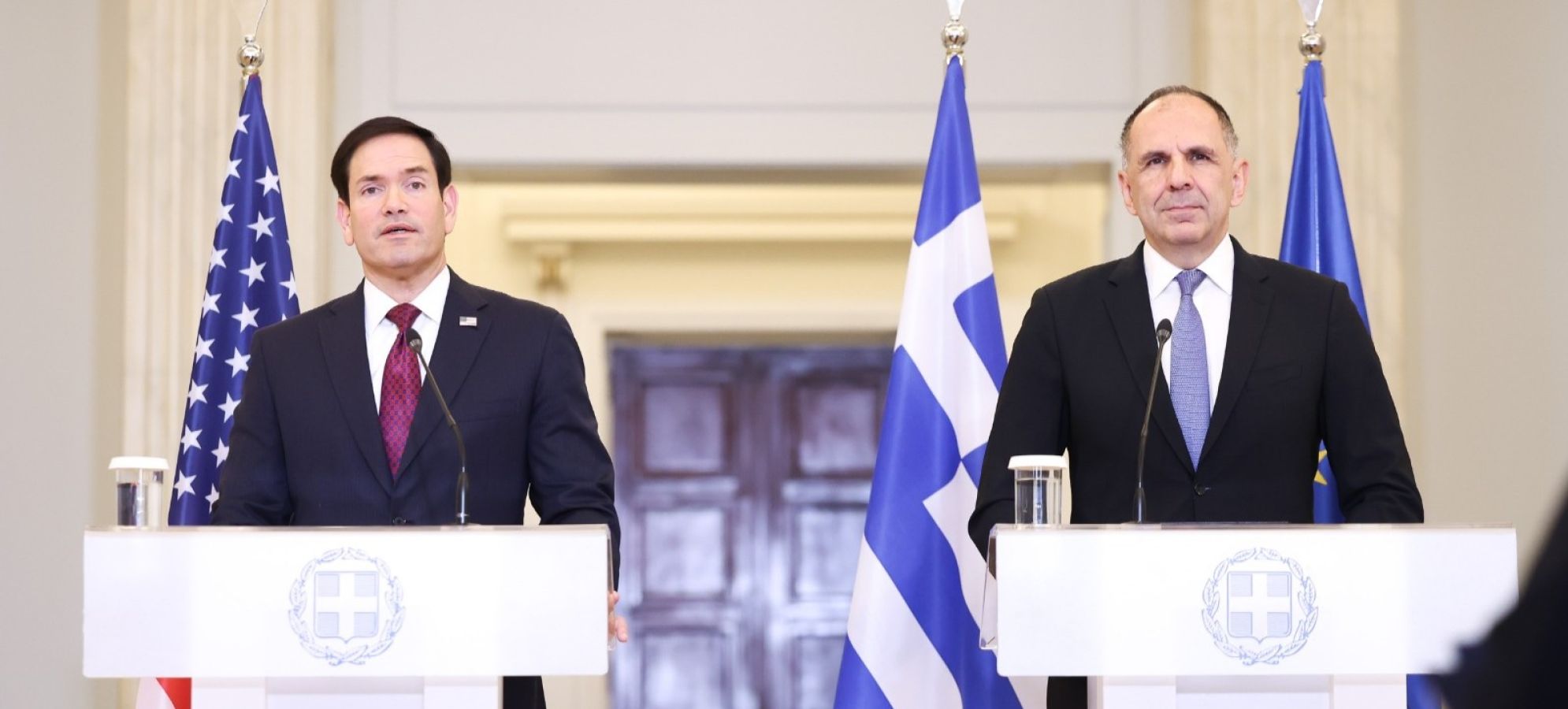 Δηλώσεις  Γιώργου Γεραπετρίτη μετά το πέρας της συνάντησής του με τον  Marco Rubio