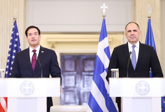 Δηλώσεις  Γιώργου Γεραπετρίτη μετά το πέρας της συνάντησής του με τον  Marco Rubio