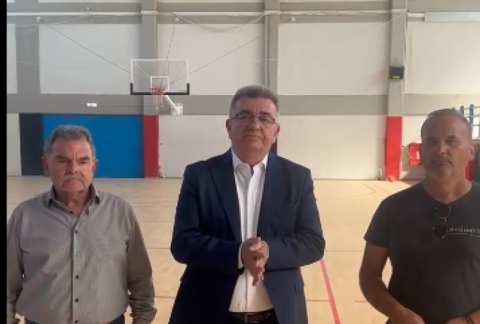 Νίκος Σταυρέλης : Ανακαινίζεται το κλειστό γυμναστήριο Χιλιομοδίου μετά από 10 χρόνια