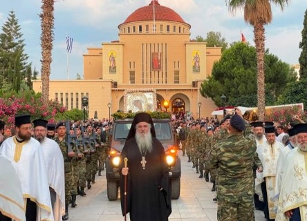 ΜΕΓΑΣ ΣΥΝΟΔΙΚΟΣ - ΠΟΛΥΑΡΧΙΕΡΑΤΙΚΟΣ ΕΣΠΕΡΙΝΟΣ ΣΤΗΝ ΚΟΡΙΝΘΟ ΠΡΟΣ ΤΙΜΗΝ ΤΟΥ ΠΟΛΙΟΥΧΟΥ ΑΥΤΗΣ ΑΠΟΣΤΟΛΟΥ ΠΑΥΛΟΥ