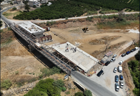 Στη νέα γέφυρα του Ευρώτα ο Περιφερειάρχης Δημήτρης Πτωχός-Τον Σεπτέμβριο η ολοκλήρωση του φορέα