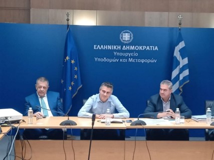 Συνάντηση του Υπουργού Υποδομών και Μεταφορών ενόψει της παράδοσης του Αυτοκινητοδρόμου Πάτρα – Πύργος