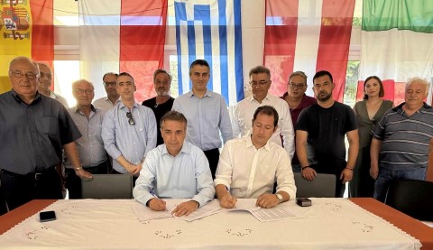 Υπεγράφη η σύμβαση για την αναβάθμιση του Γυμνασίου Σοφικού παρουσία του Υπουργού Υποδομών Χρίστου Δήμα