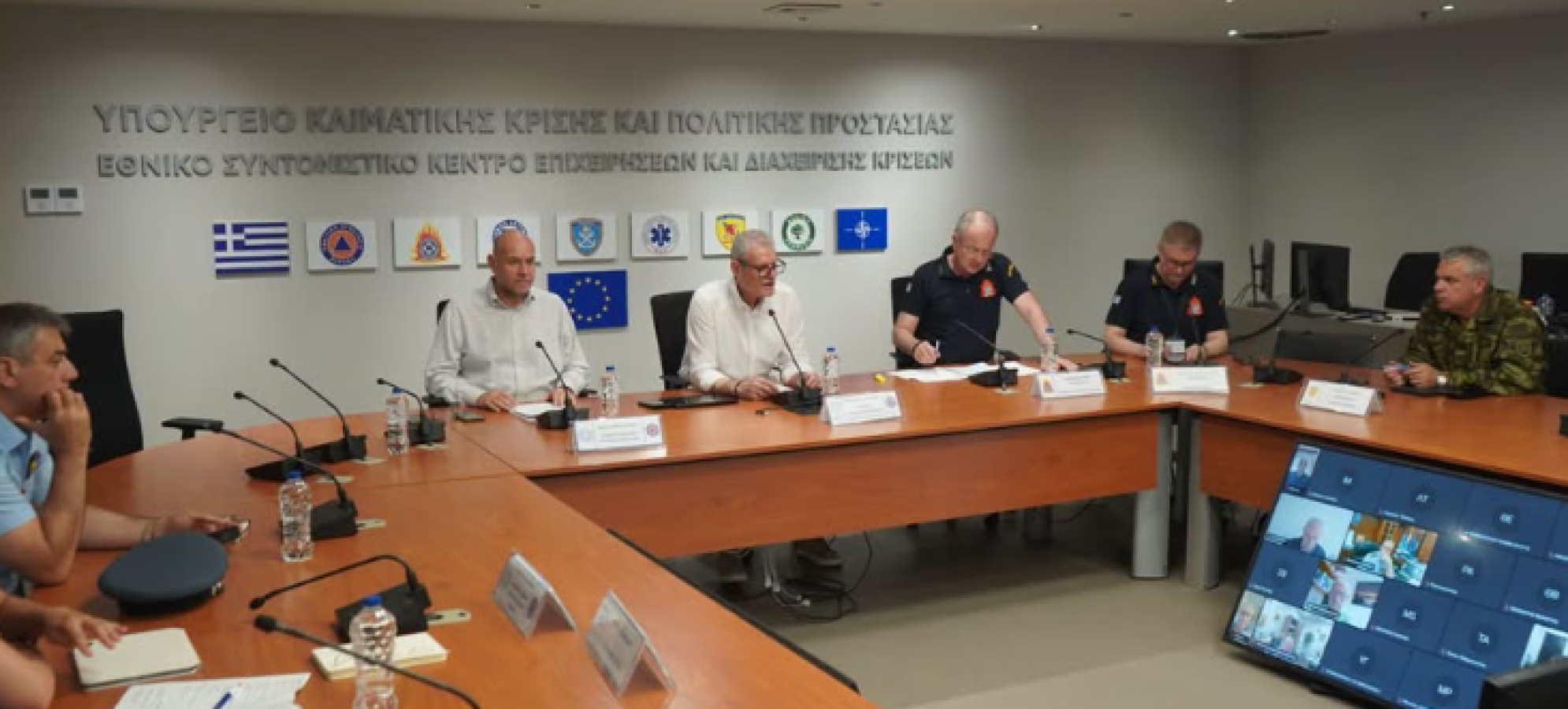 Ευ. Τουρνάς στη συνεδρίαση Συντονιστικού Οργάνου Πολιτικής Προστασίας