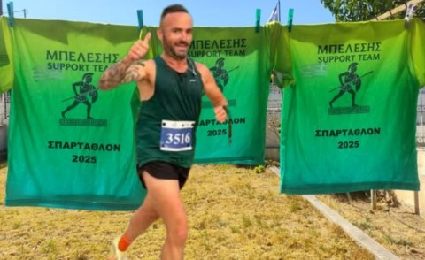Ο Κορίνθιος Σταύρος Μπέλεσης στο μεγαλύτερο στοίχημα της ζωής του – Spartathlon 2025