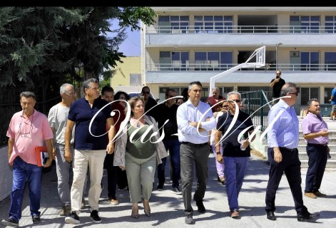 Δήμος Κορινθίων: Σε πλήρη εξέλιξη οι ανακαινίσεις σχολείων – Επίσκεψη Χρίστου Δήμα στα έργα