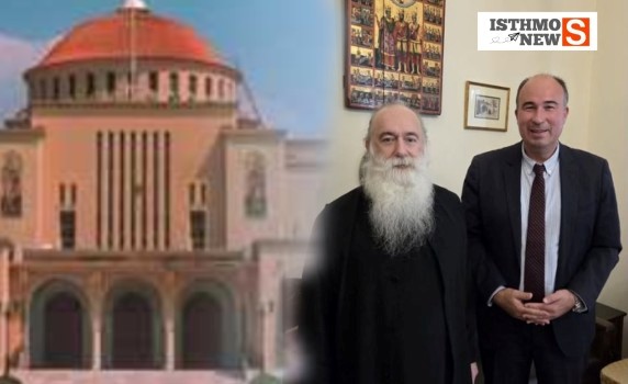 Στην Αρχιεπισκοπή Αθηνών ο Αντιπεριφερειάρχης Κορινθίας Αναστάσιος Γκιολής 