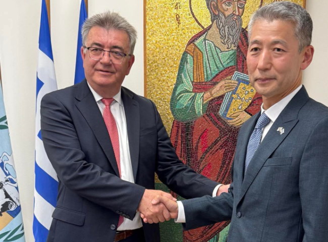 Συνάντηση εργασίας Σταυρέλη με τον πρέσβη της Δημοκρατίας της  Κορέας, Τζου-σεόνγκ-ΛΙΜ