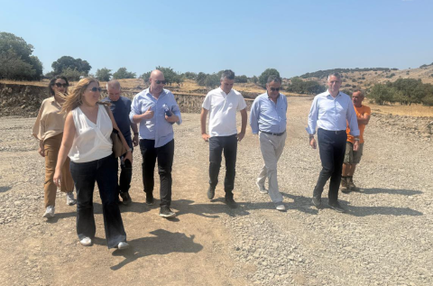 Αυτοψία του Χρίστου Δήμα σε έργα στη Λέσβο – Φράγμα Τσικνιά και παρεμβάσεις σε σχολικές μονάδες