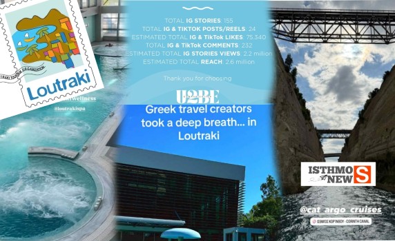 Το Λουτράκι κατακτά τα social media – Εκατομμύρια προβολές σε λίγες ημέρες