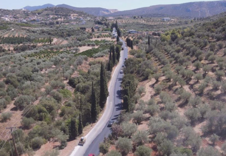 Εργασίες αποκατάστασης στον δρόμο Ναύπλιο – Λυγουριό από την Περιφέρεια Πελοποννήσου