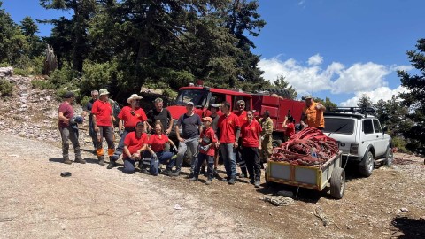 Σικυώνιοι στην πρώτη γραμμή: Η Πολιτική Προστασία δίπλα στους πυροσβέστες σε Στυμφαλία και Φενεό