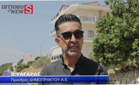 Βασίλης Ταγαράς: Ξεκίνησε το έργο που αλλάζει το παραλιακό μέτωπο Κορίνθου – Λουτρακίου